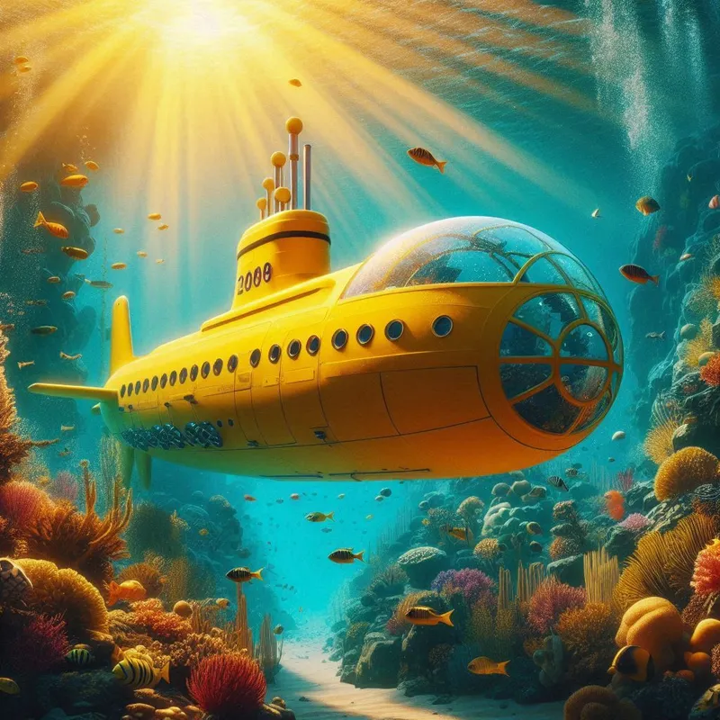 a submarine under the deep ocean maden by marinecadet.com